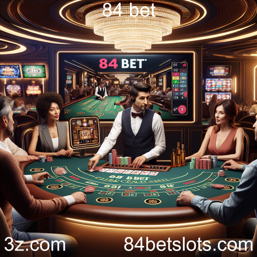 Experiência Realista no Cassino ao Vivo da 84 Bet